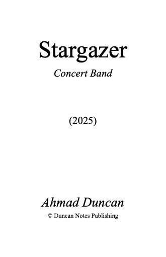 Stargazer - PDF Score and Parts