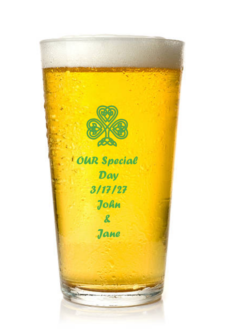 Wedding favor glasses