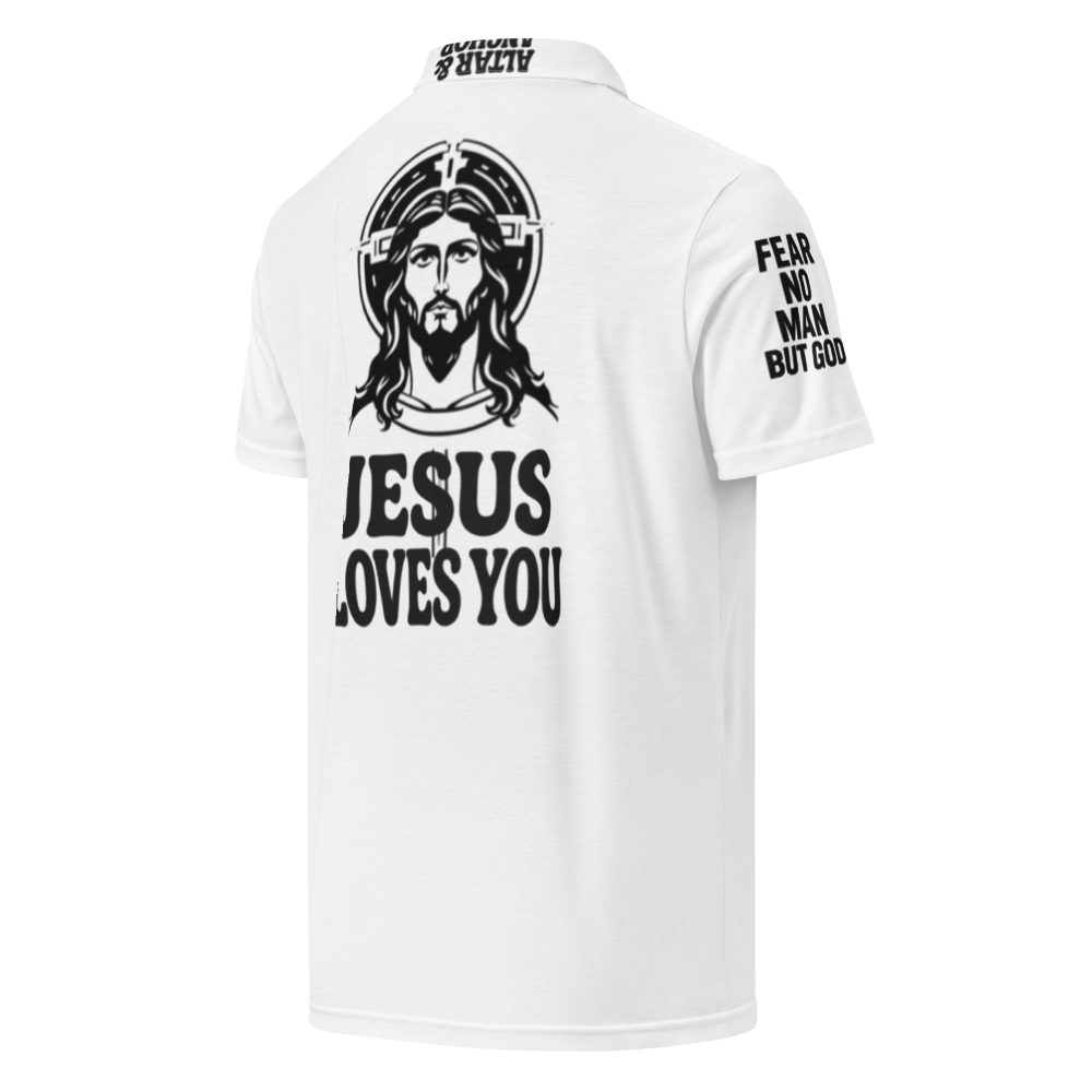 Altar & Anchor White Polo Shirt