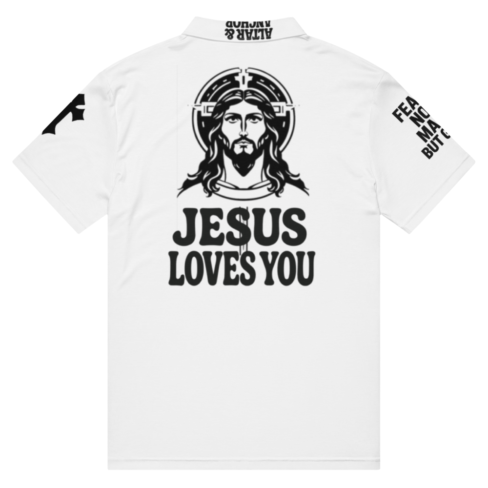 Altar & Anchor White Polo Shirt