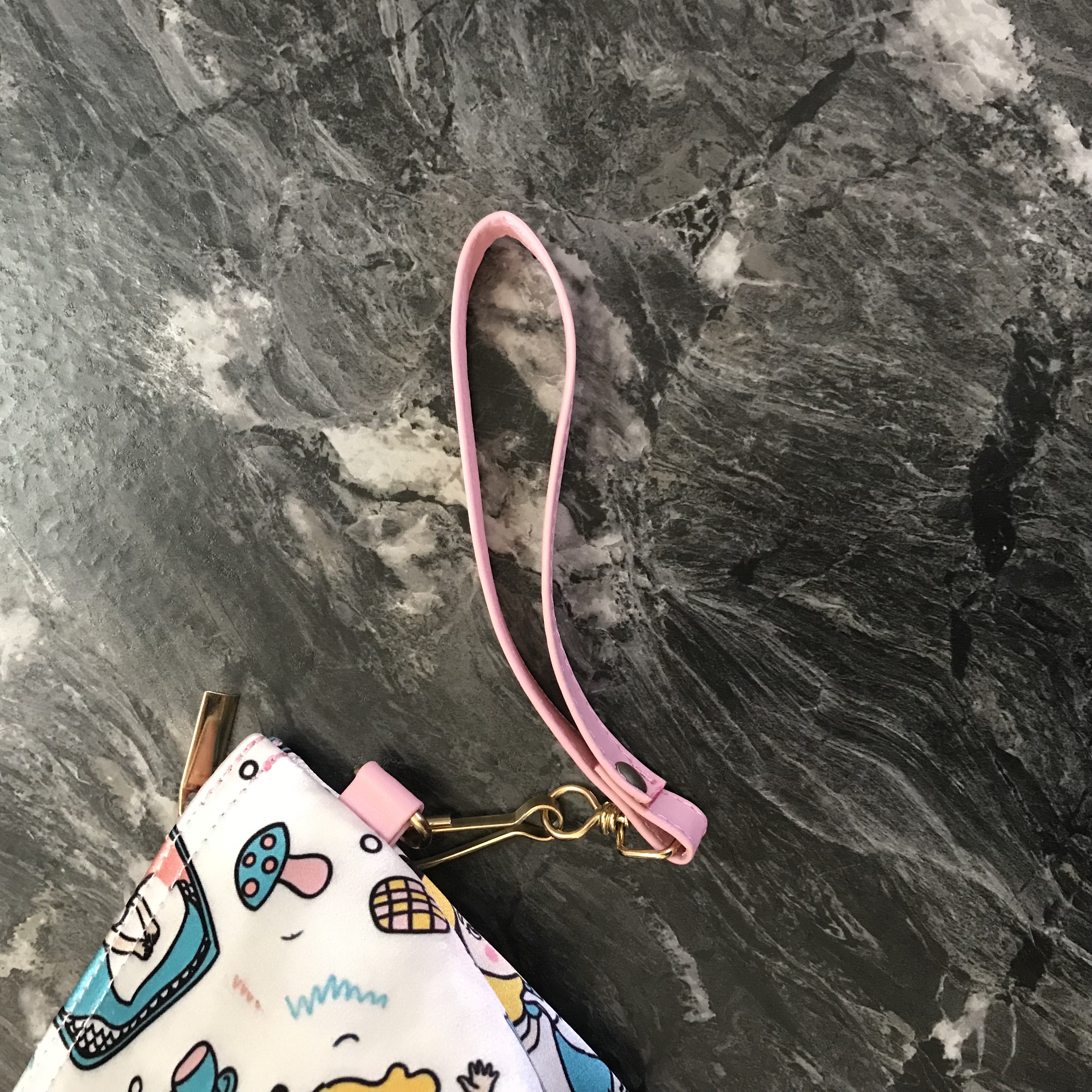 Cosmetiquera Mini Alicia En El Pais De Las Maravillas Blanco