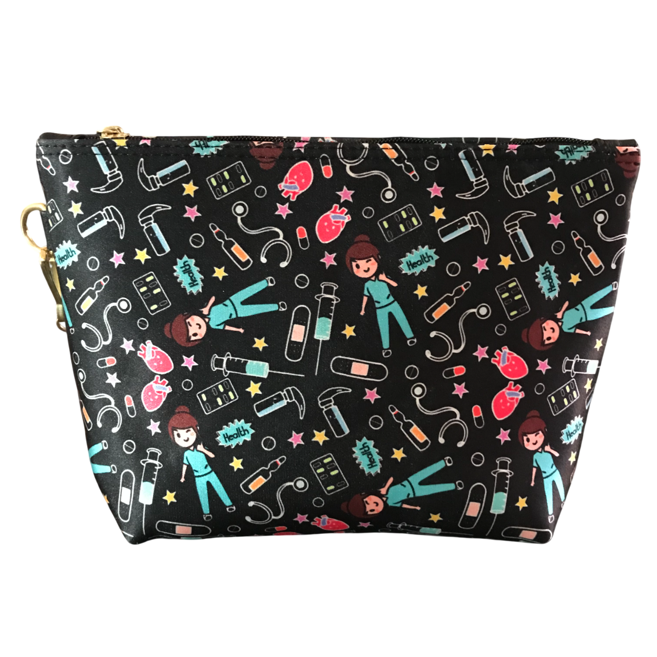 Cosmetiquera Enfermera Doctora Negro