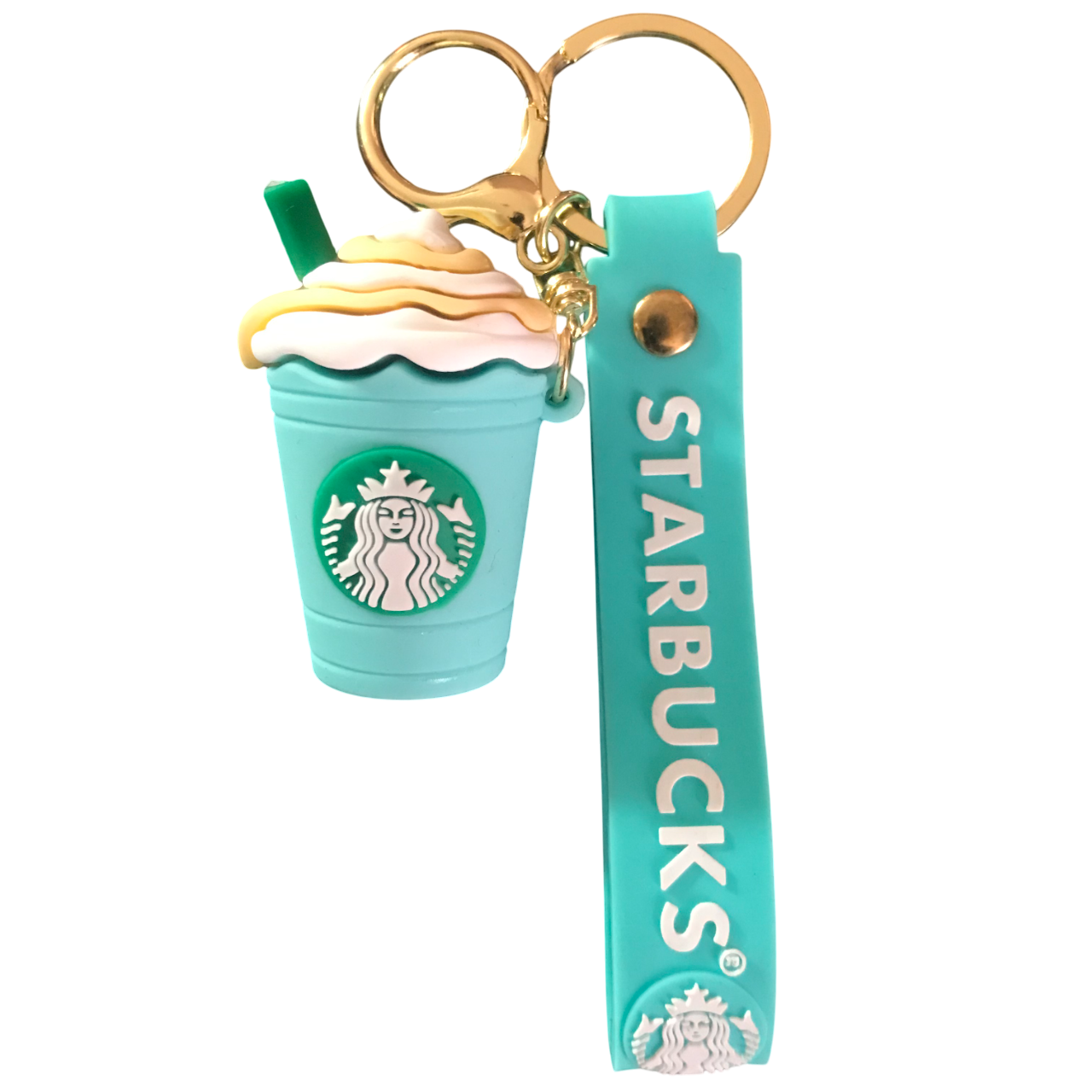 Llavero Starbucks Vaso Turquesa