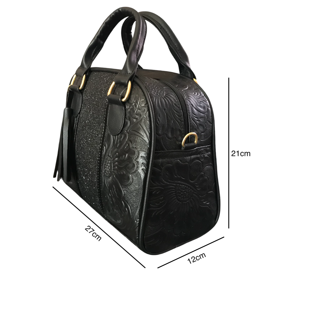 Bolsa De Mano Cincelada Artesanal