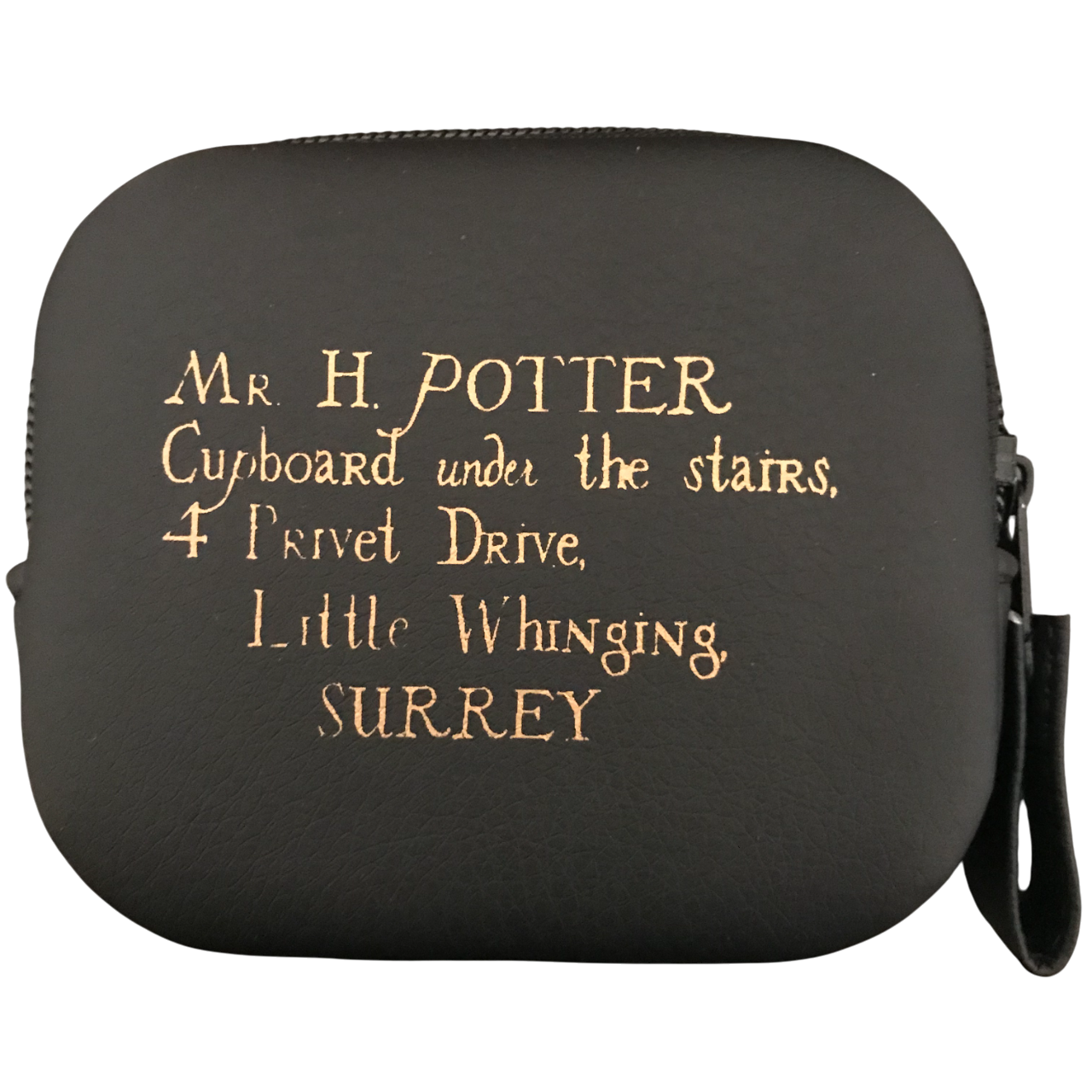 Monedero Harry Potter Carta Negro
