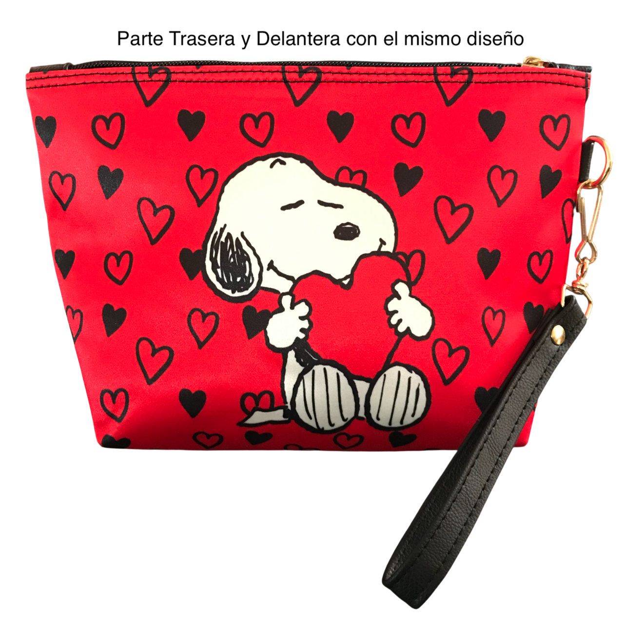 Cosmetiquera Snoopy Corazon