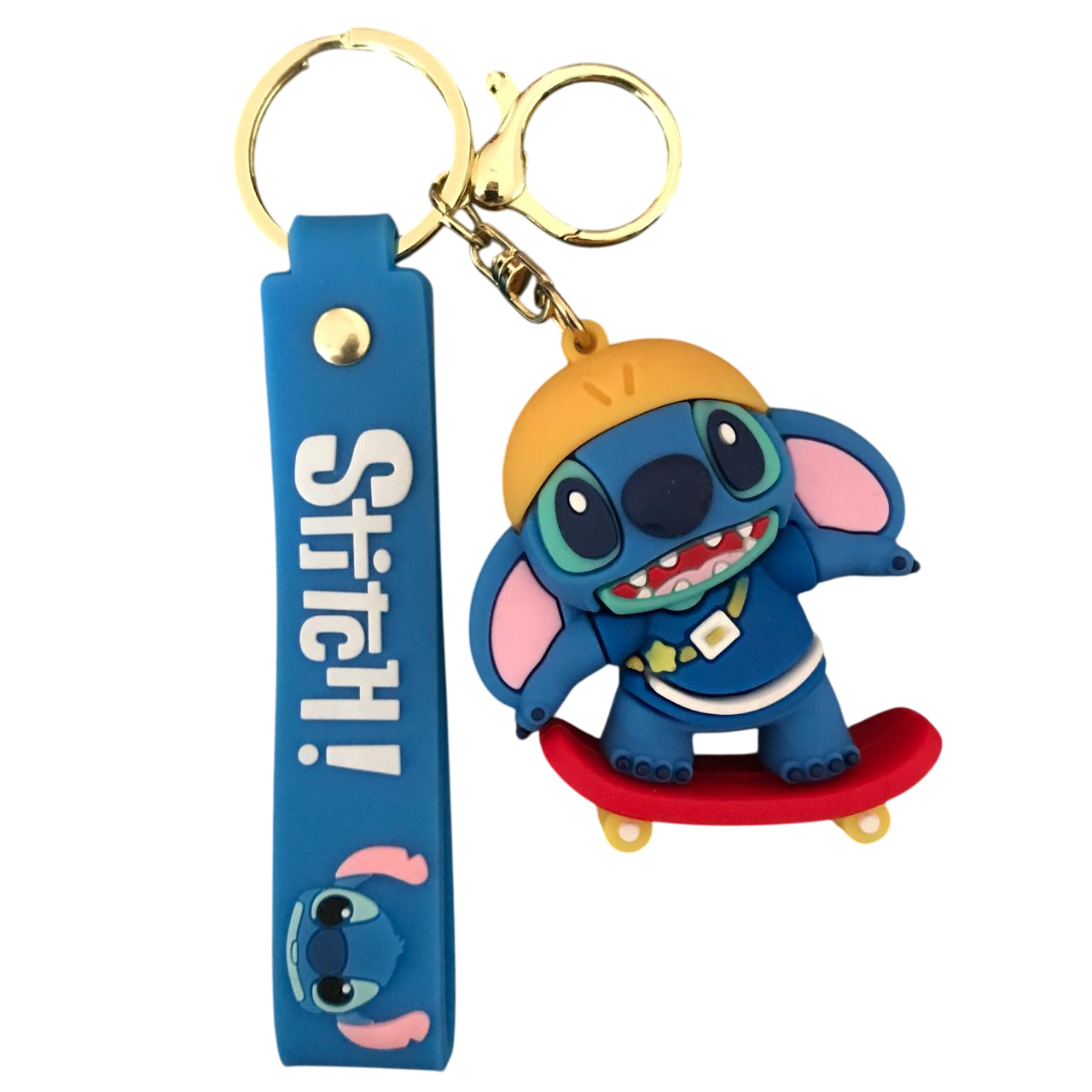 Llavero Stitch Patineta
