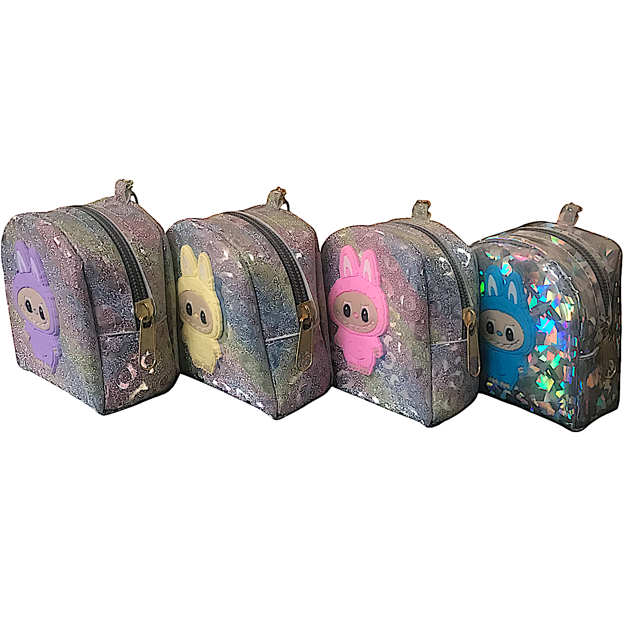 Combo Monederos Labubu 4 piezas