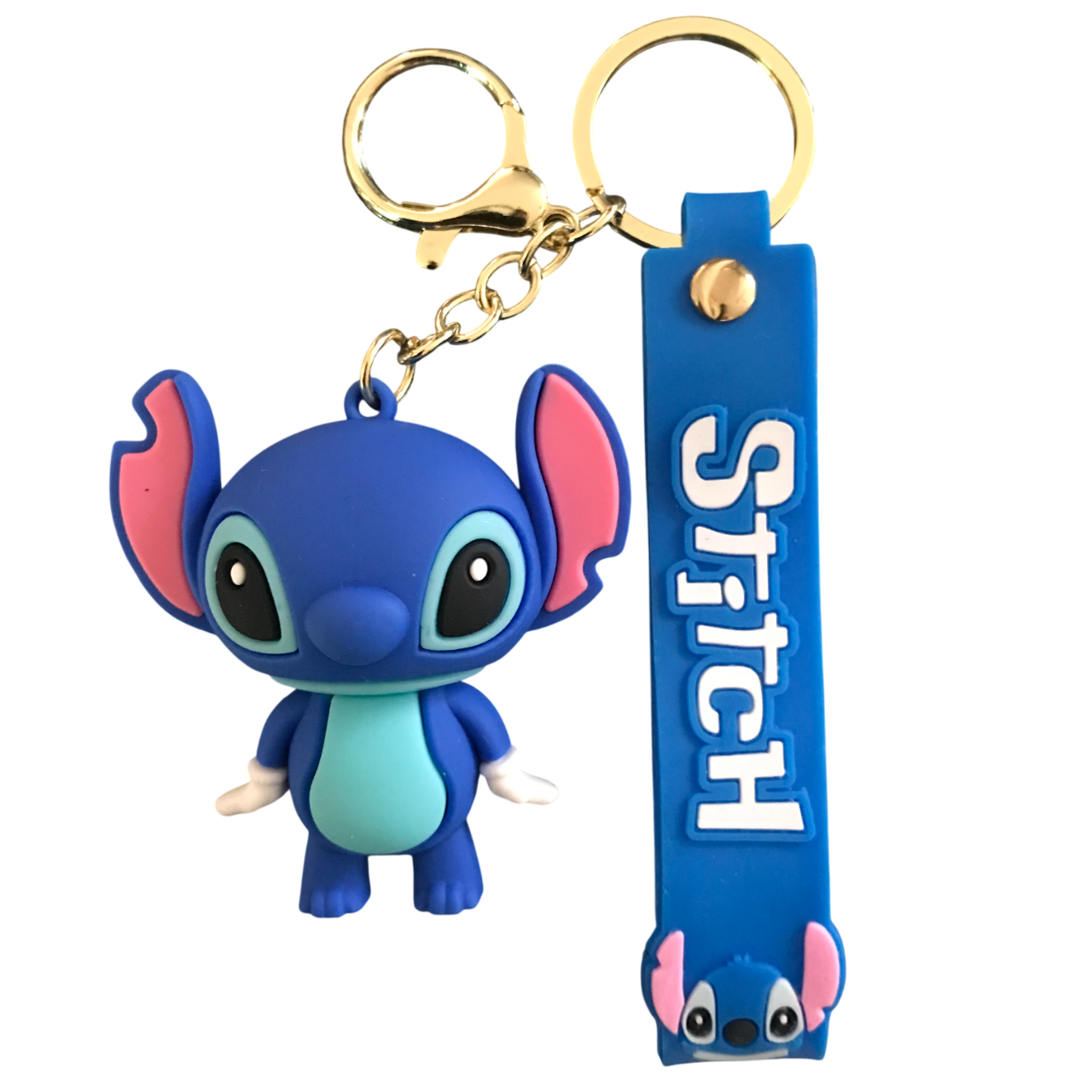 Llavero Stitch Guantes Blancos