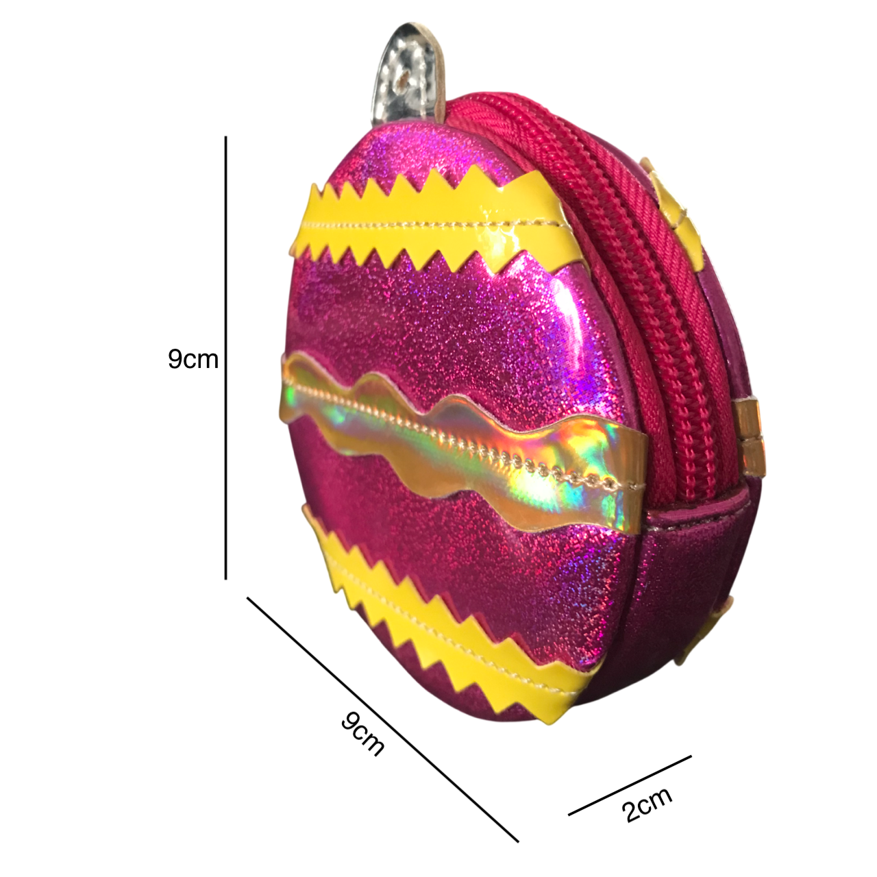 Monedero Navidad Christmas Esfera Rosa