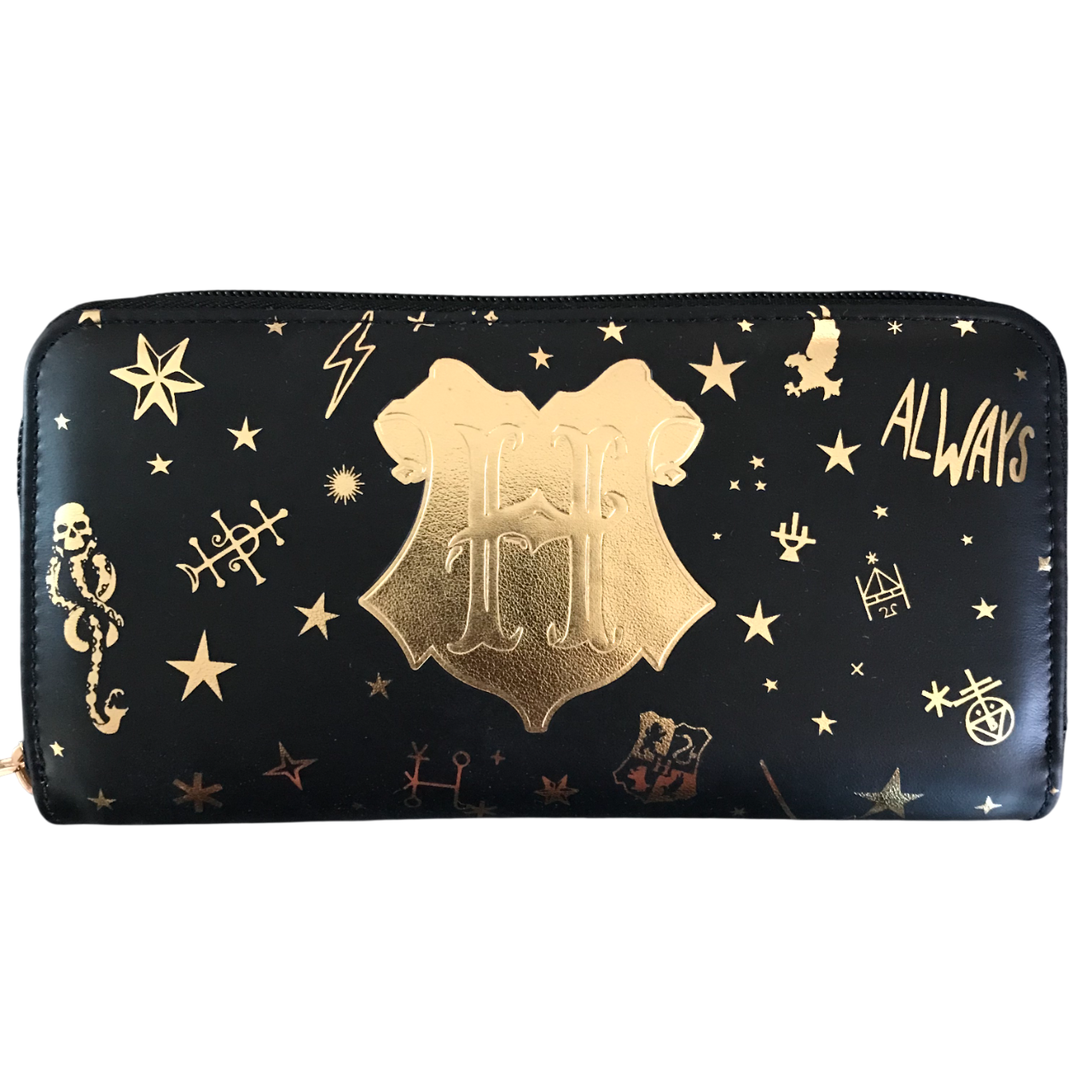 Cartera Harry Potter Hogwarts Escudo Dorado
