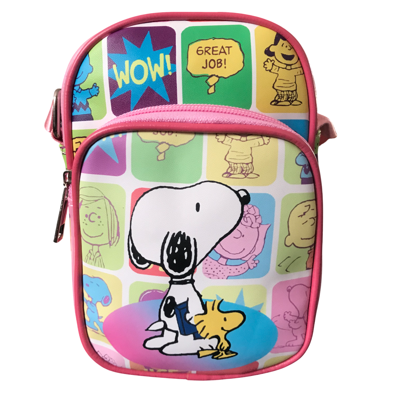 Bandolera Mini Snoopy Rosa