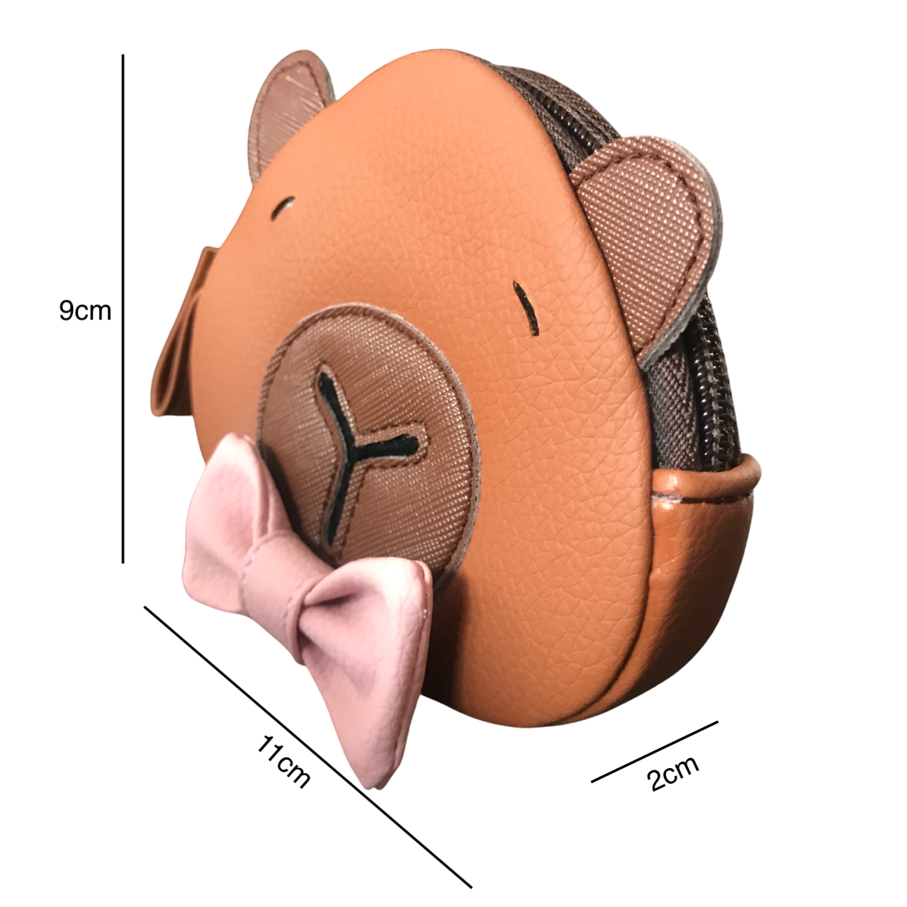 Monedero Capibara Moño