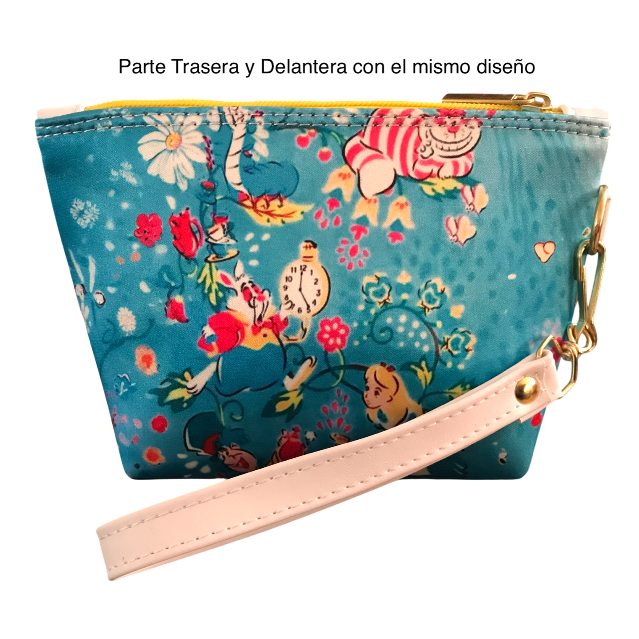 Cosmetiquera Mini Alicia En El Pais De Las Maravillas Azul