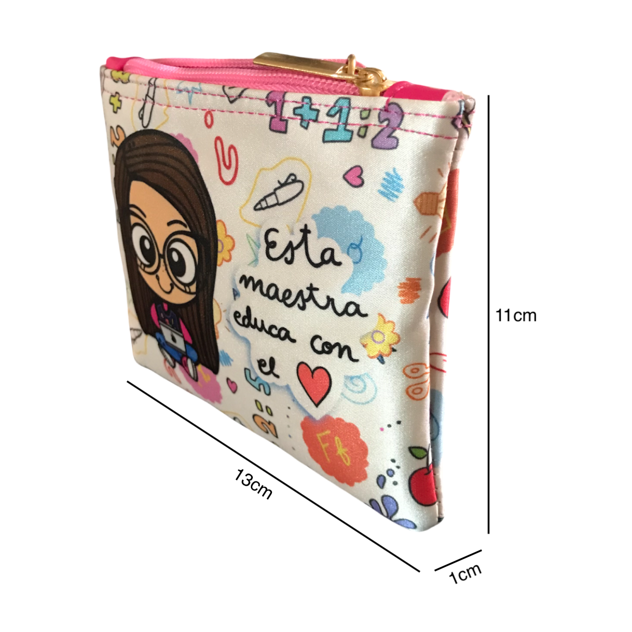 Monedero Cuadrado Esta Maestra Educa Con El Corazon