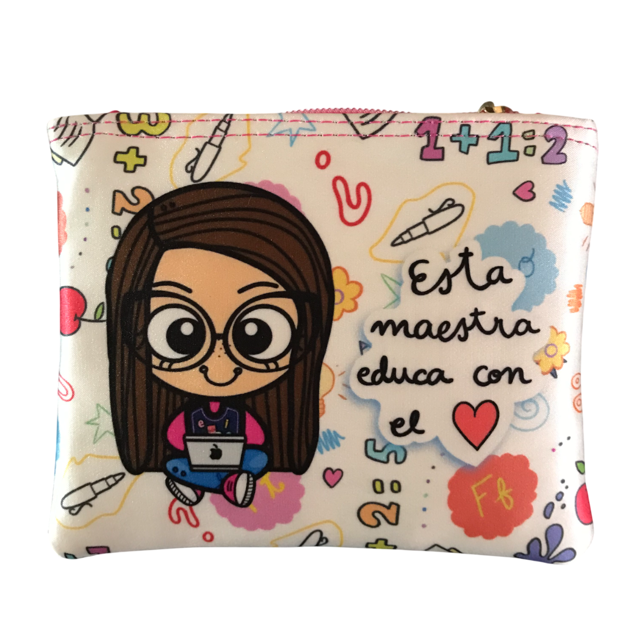 Monedero Cuadrado Esta Maestra Educa Con El Corazon