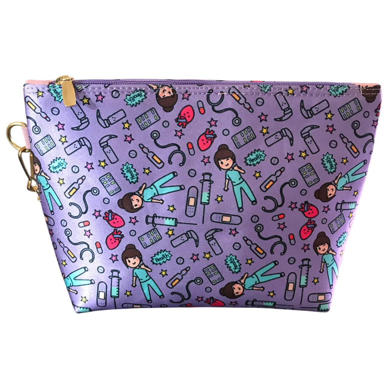 Cosmetiquera Enfermera Doctora Morado