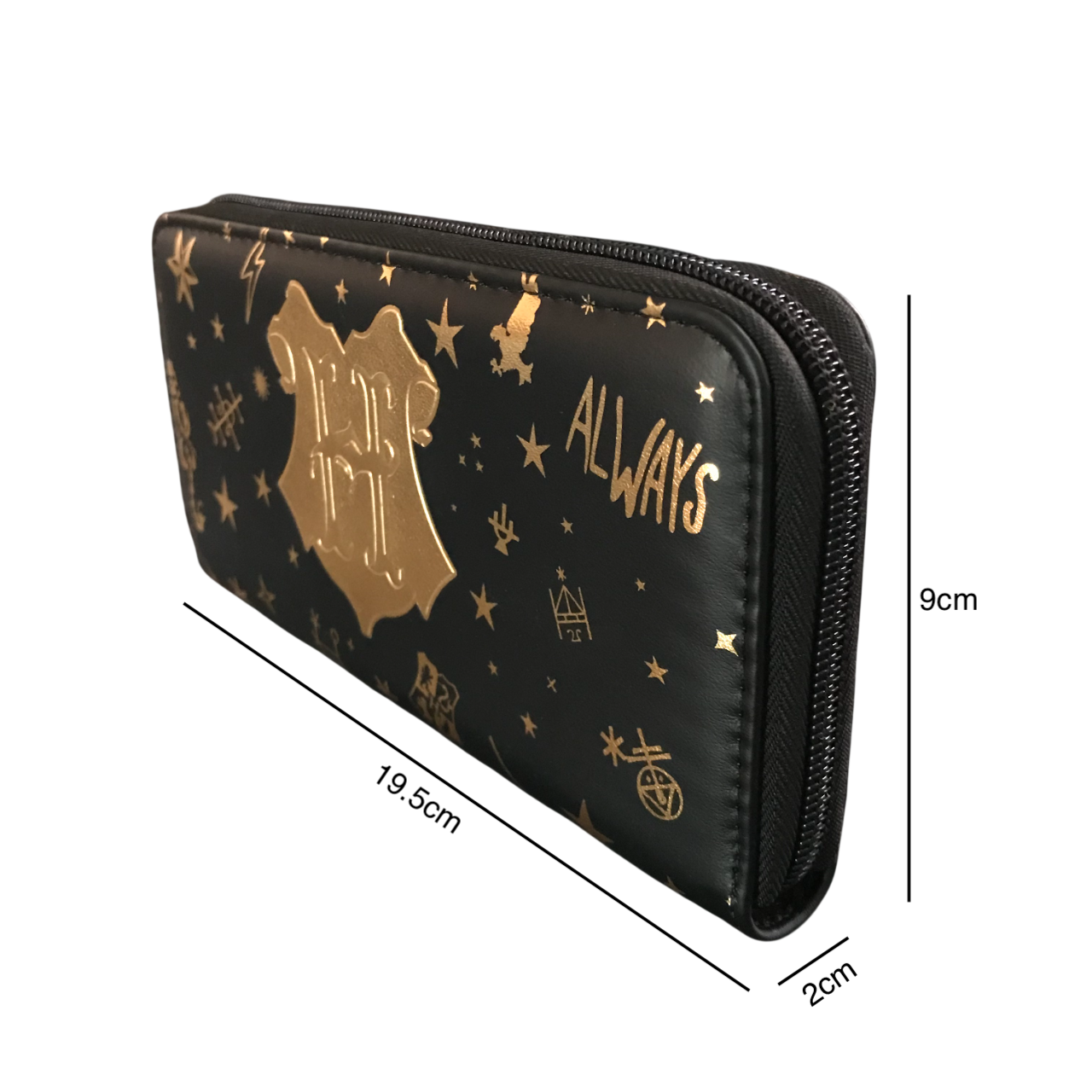 Cartera Harry Potter Hogwarts Escudo Dorado