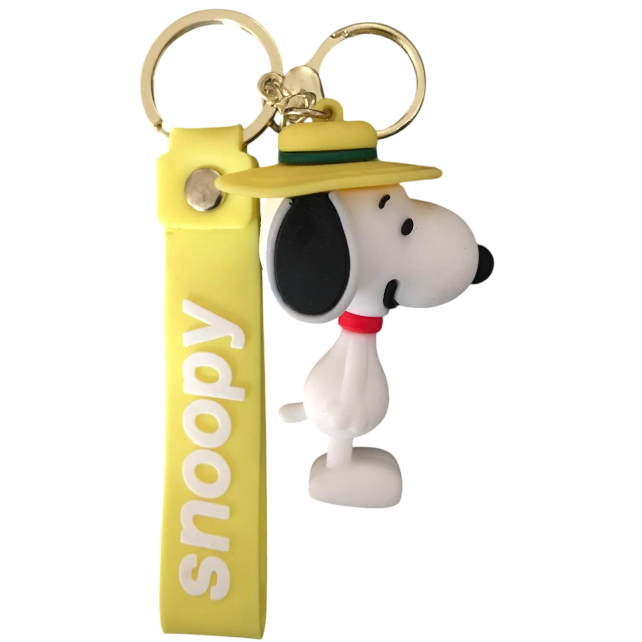 Llavero Snoopy Sombrero Amarillo