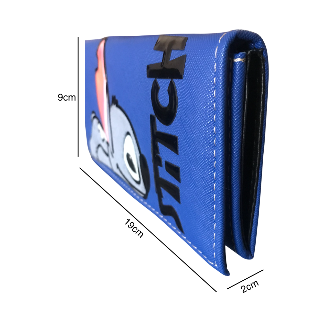 Cartera Stitch Azul Rey