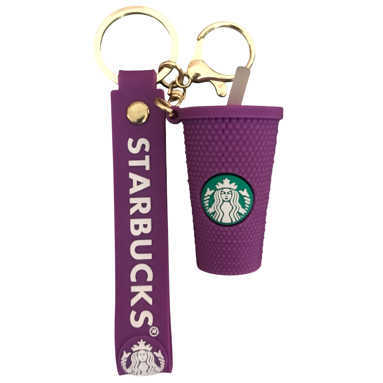 Llavero Starbucks Vaso Termo Morado