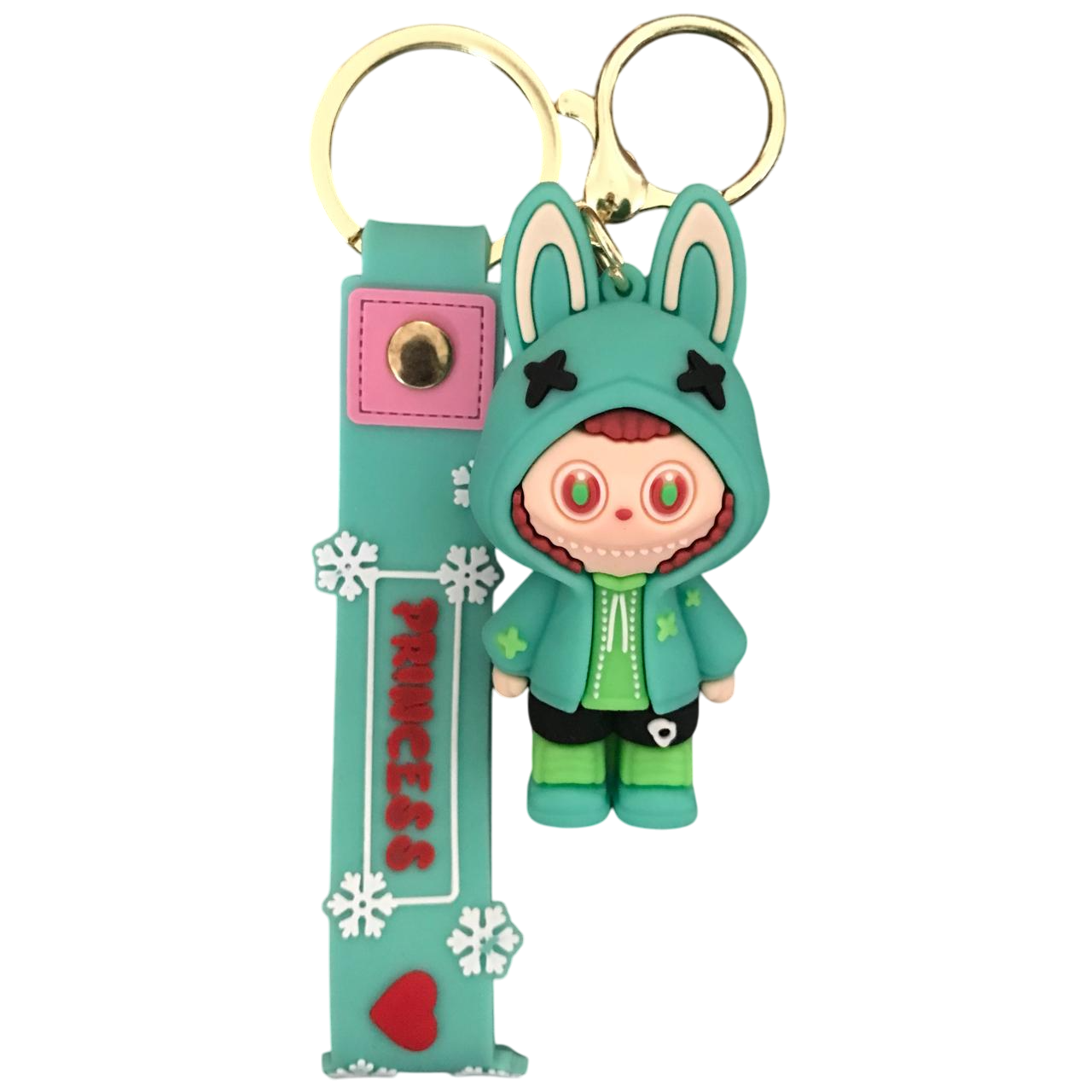 Llavero Labubu Sudadera Aqua