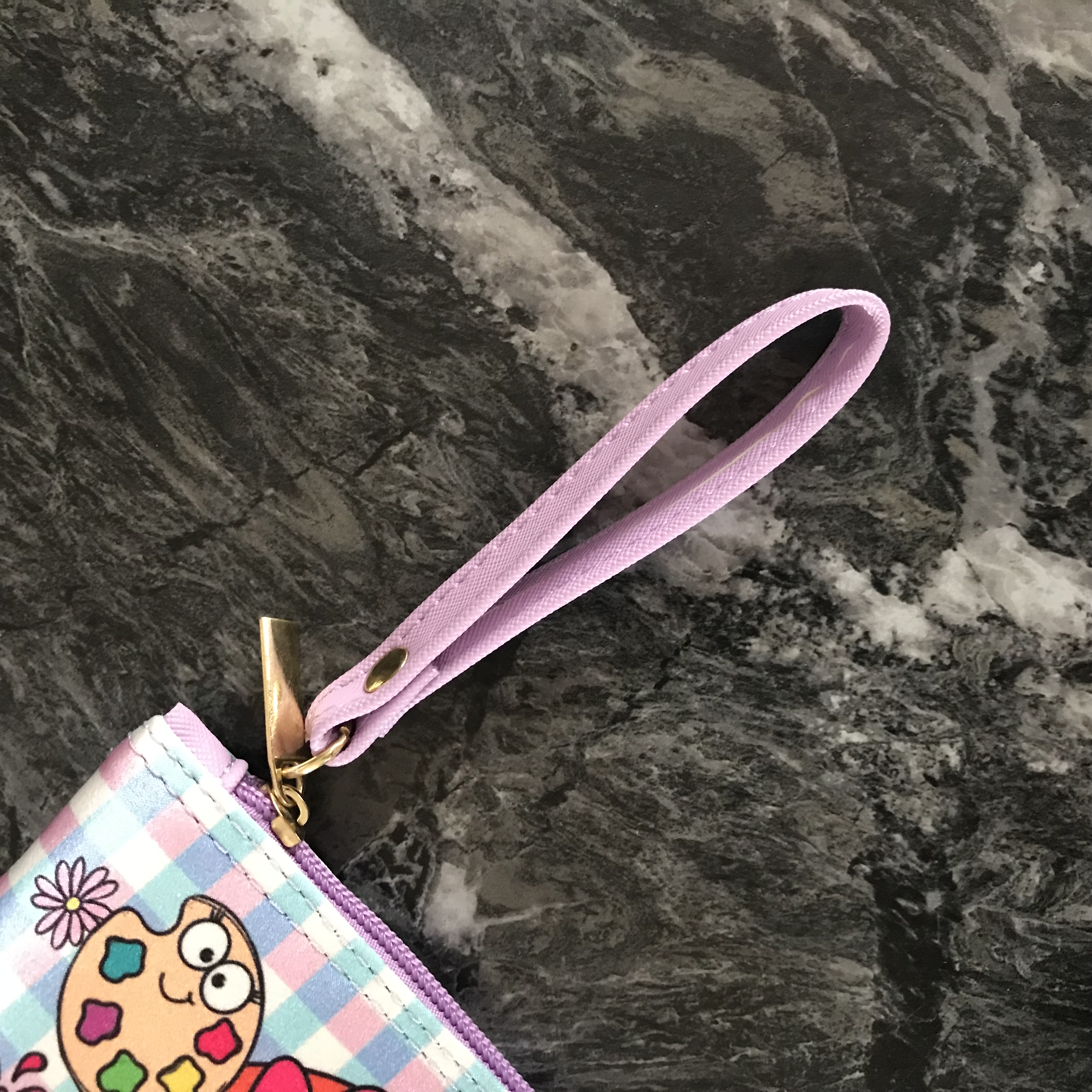 Monedero Cuadrado Maestra Acuarelas/Crayolas