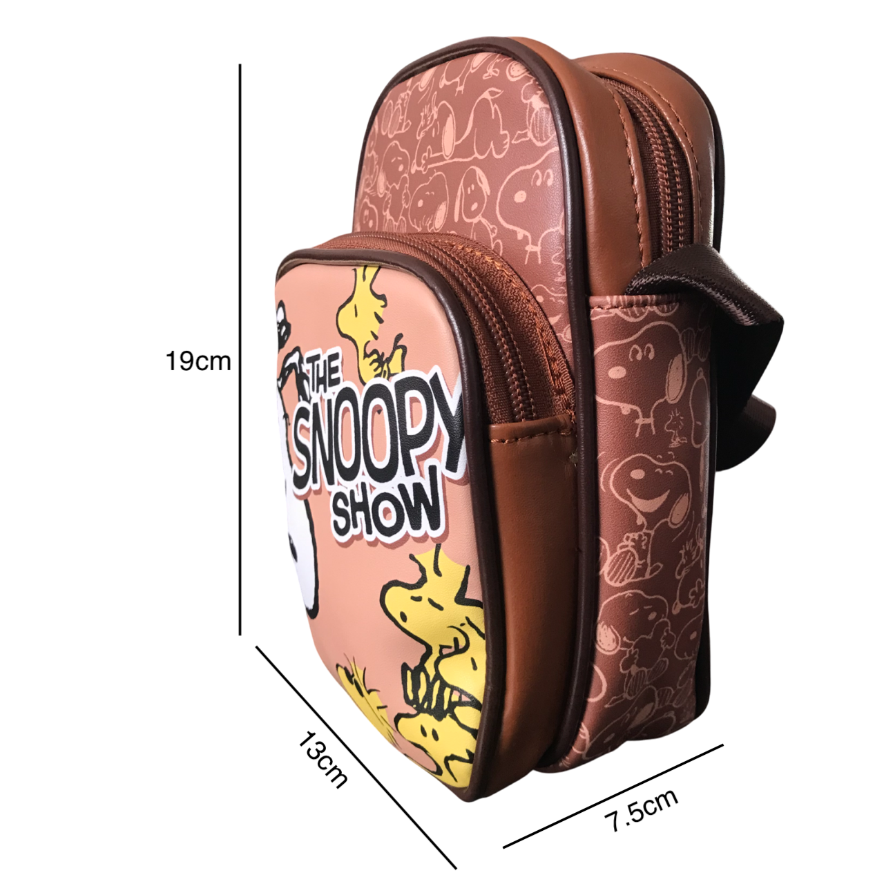 Bandolera Mini Snoopy Café