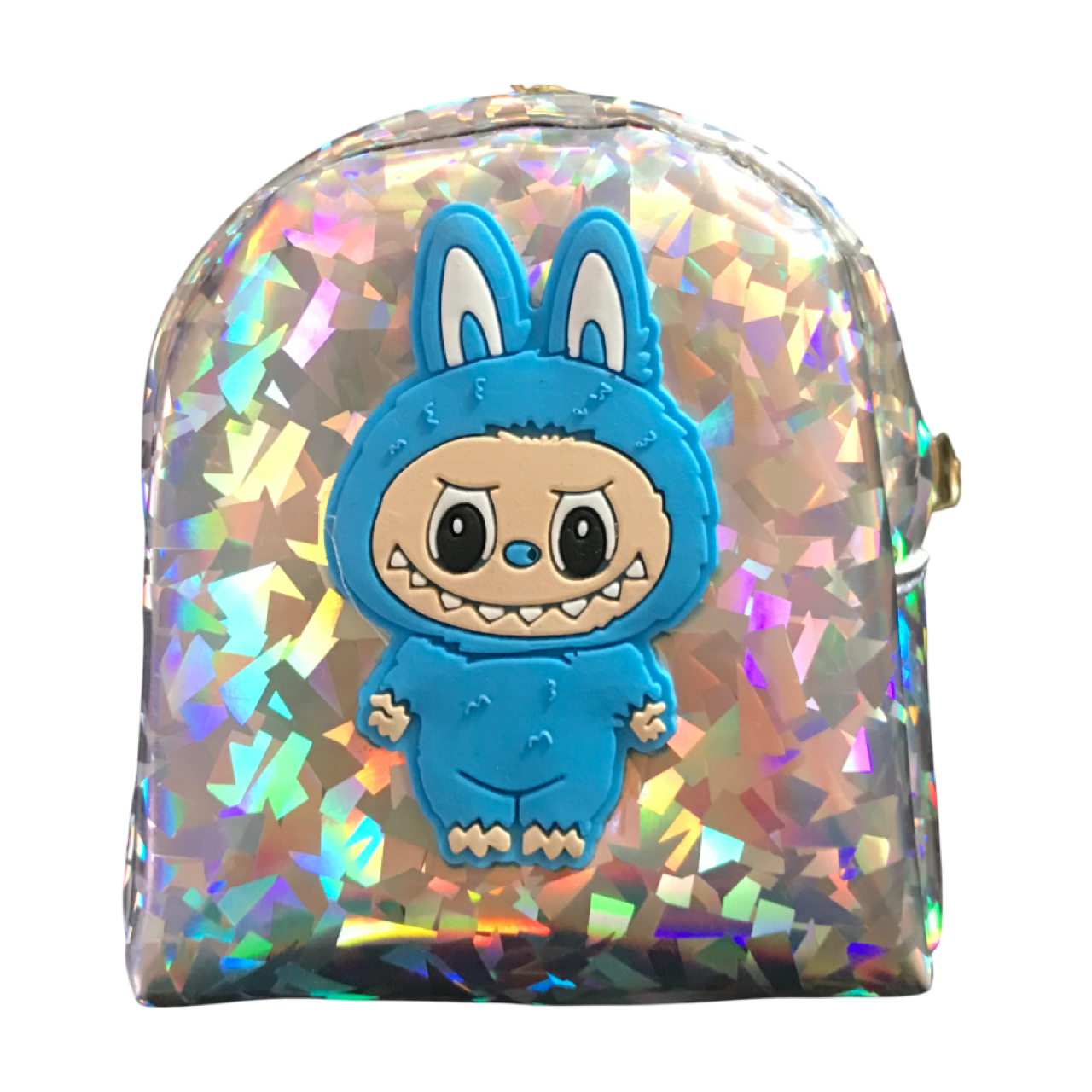 Monedero Labubu Con Argolla Azul