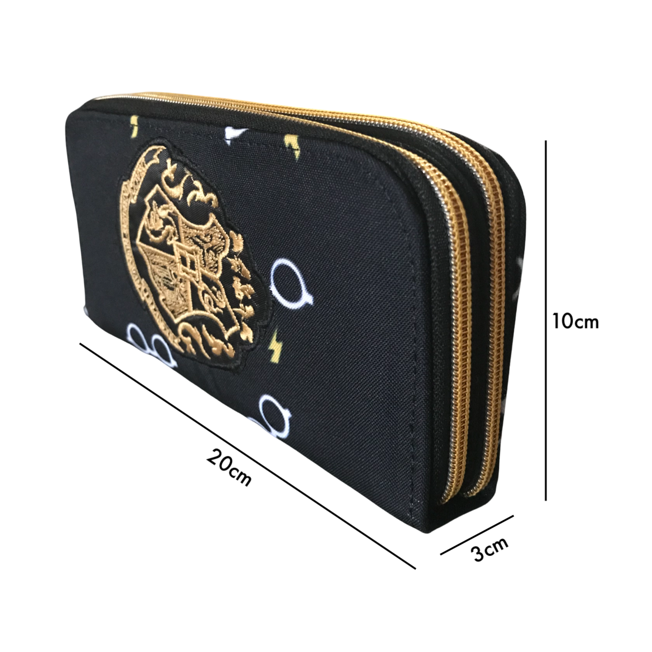 Cartera Doble Cierre Harry Potter Hogwarts Cicatriz