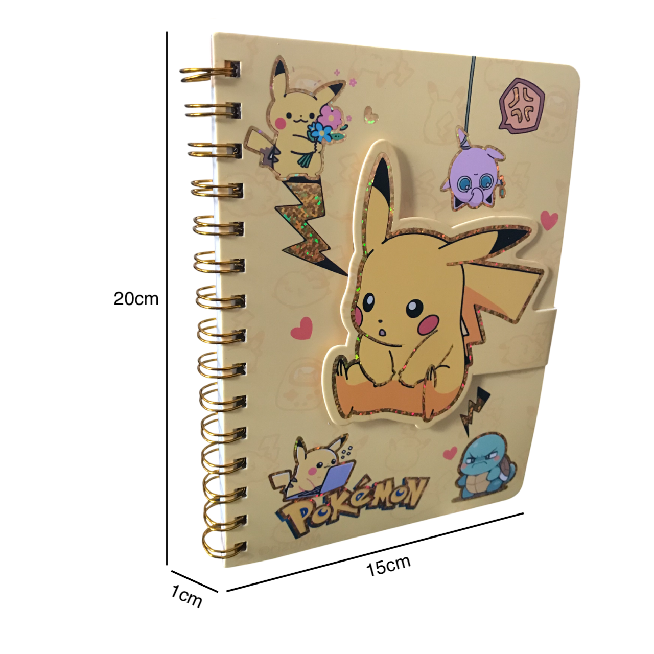 Libreta Pokemon Pikachu Pasta Semidura 70 Hojas - Modelo A