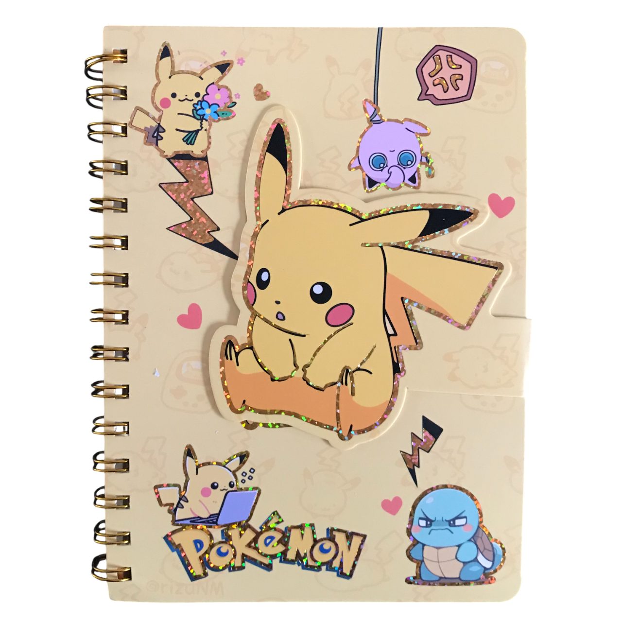 Libreta Pokemon Pikachu Pasta Semidura 70 Hojas - Modelo A