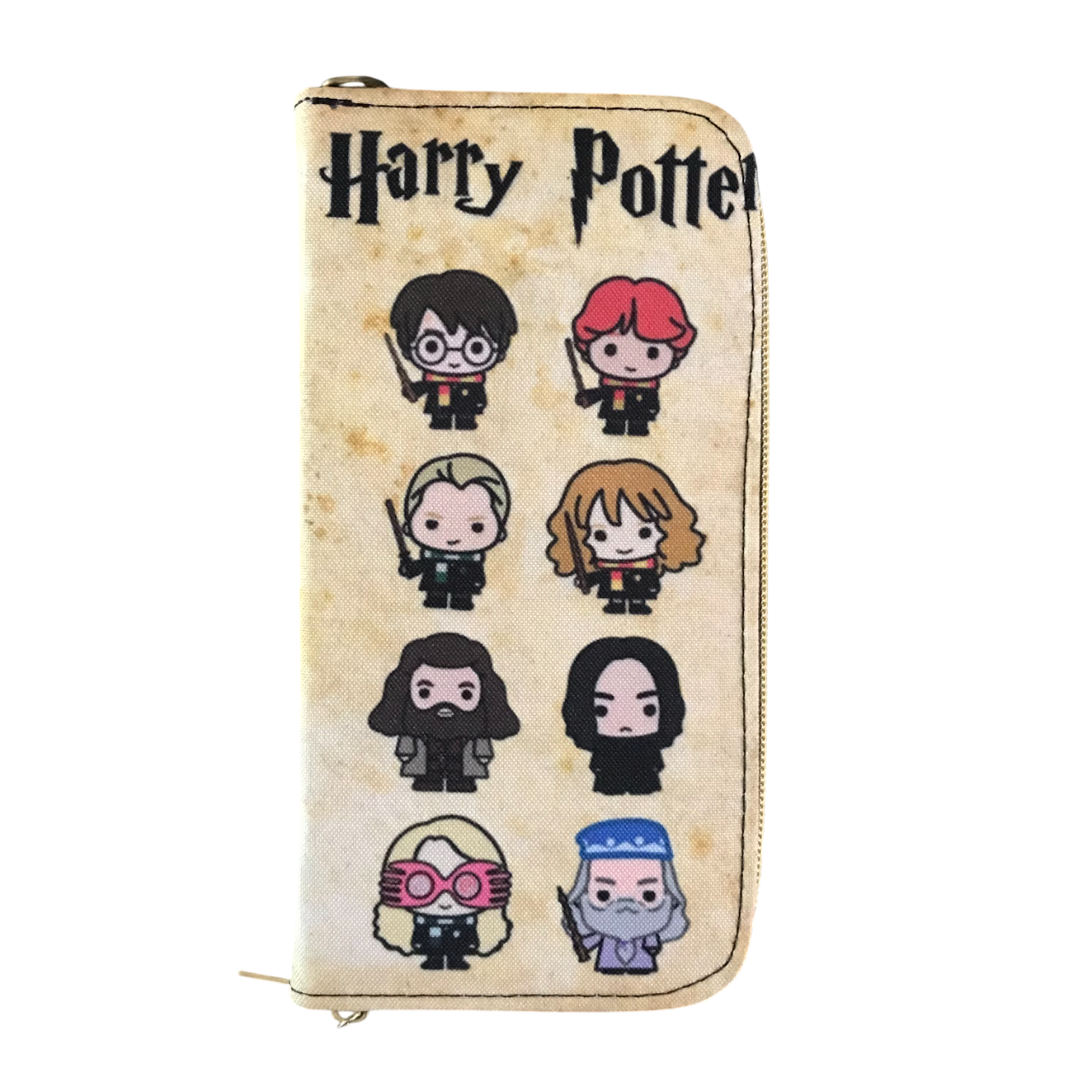 Cartera Harry Potter Personajes Doble Cierre