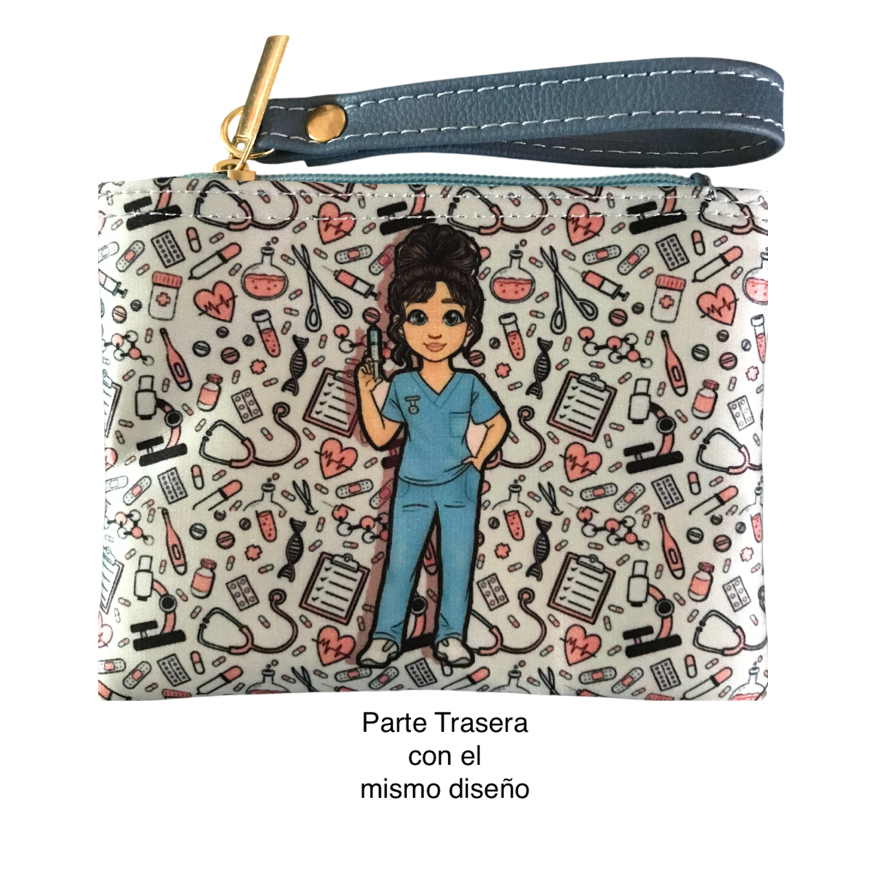 Monedero Enfermera Doctora Blanco