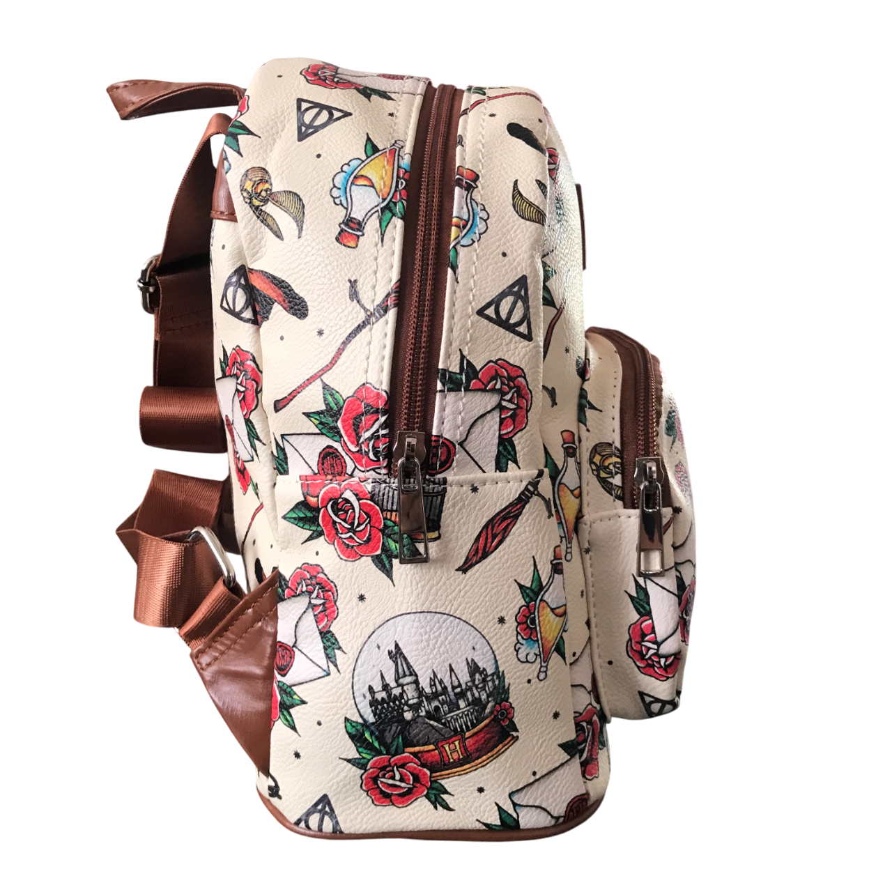 Mochila Mini Harry Potter Beige