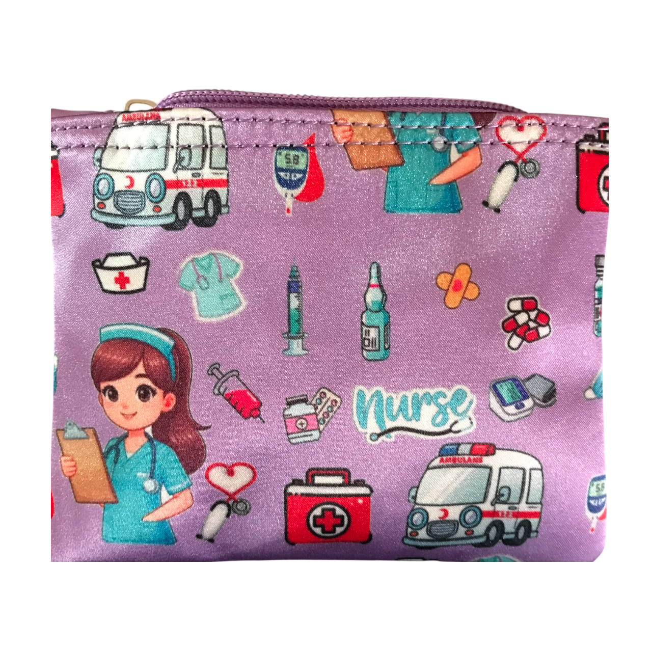 Monedero Enfermera Doctora Morado