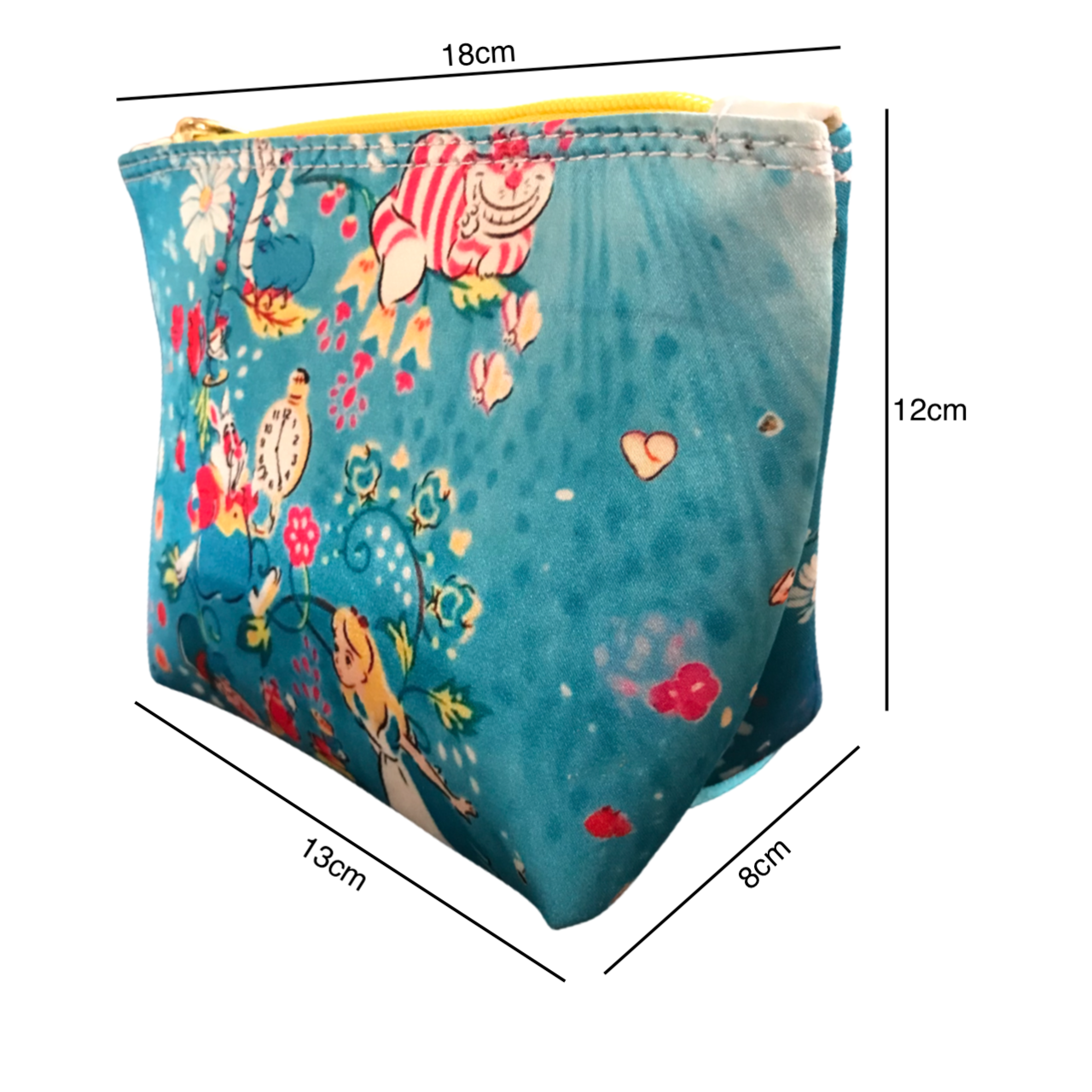 Cosmetiquera Mini Alicia En El Pais De Las Maravillas Azul