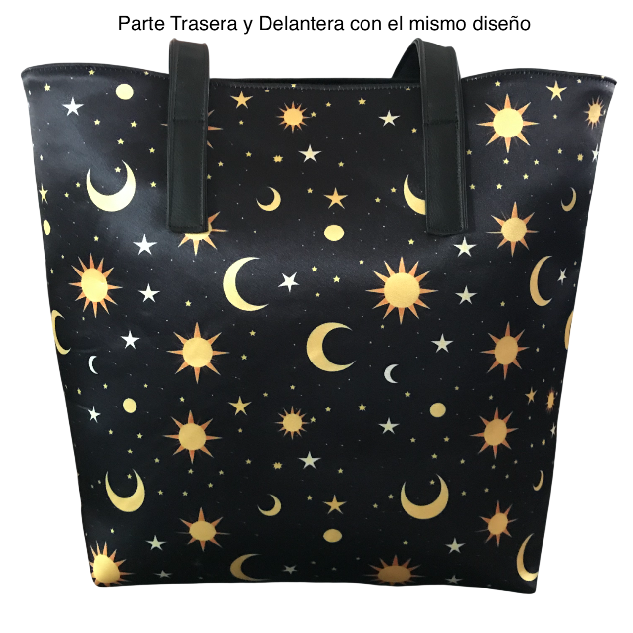 Bolsa Tote Universo Lunas Estrellas