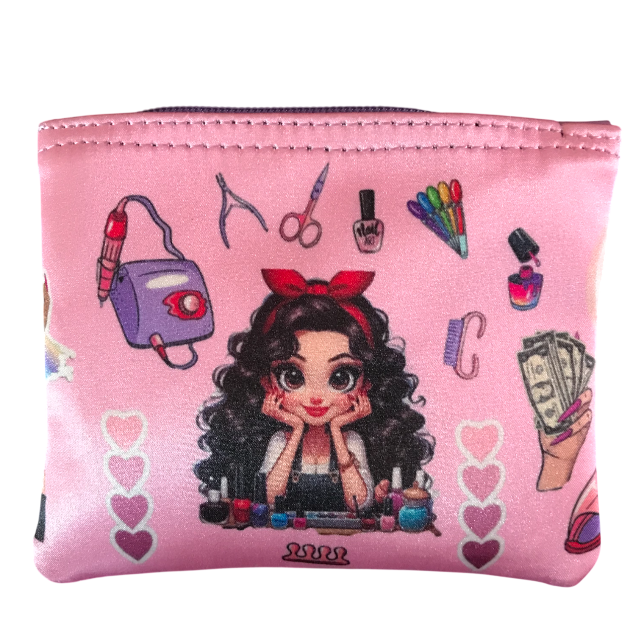 Monedero Cuadrado Manicurista