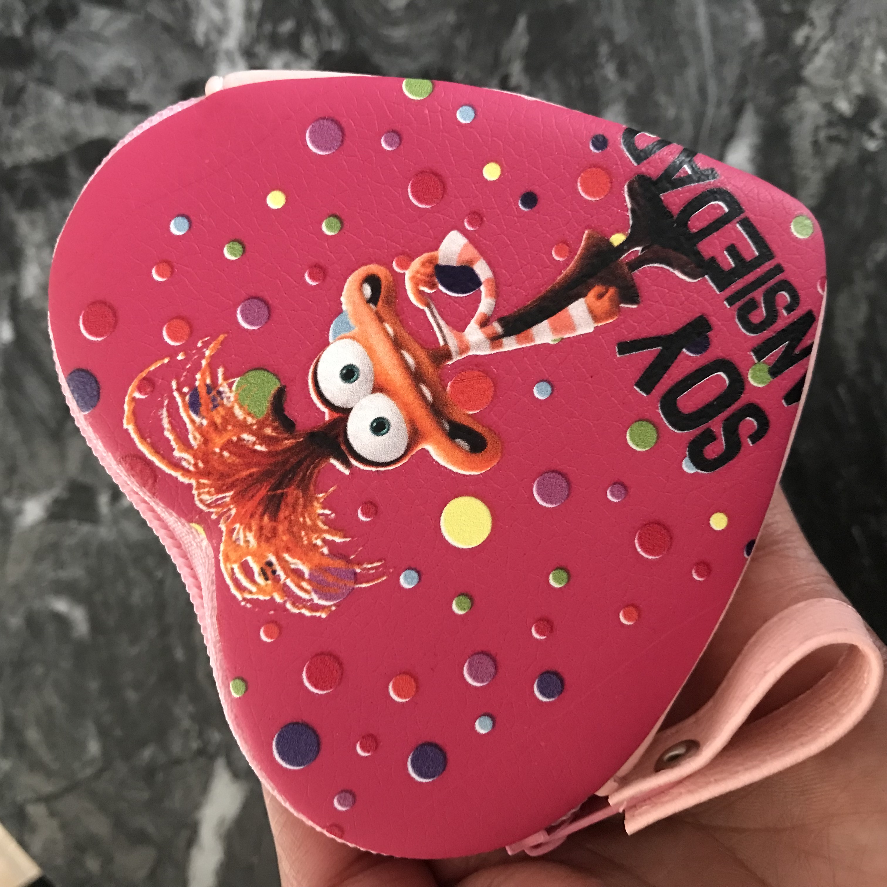 Monedero Intensamente Corazón Ansiedad Fucsia