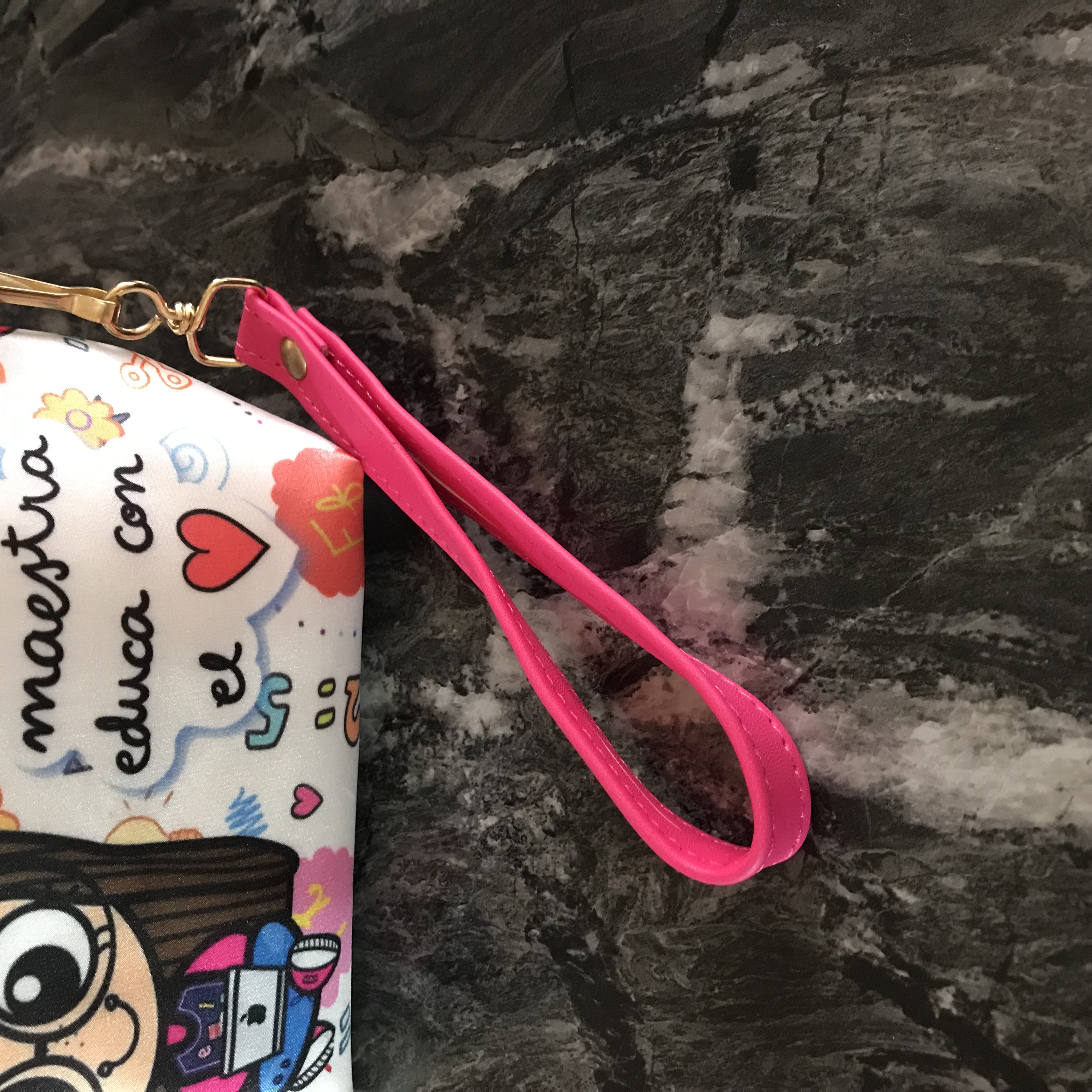 Cosmetiquera Mini Esta Maestra Educa Con El Corazon