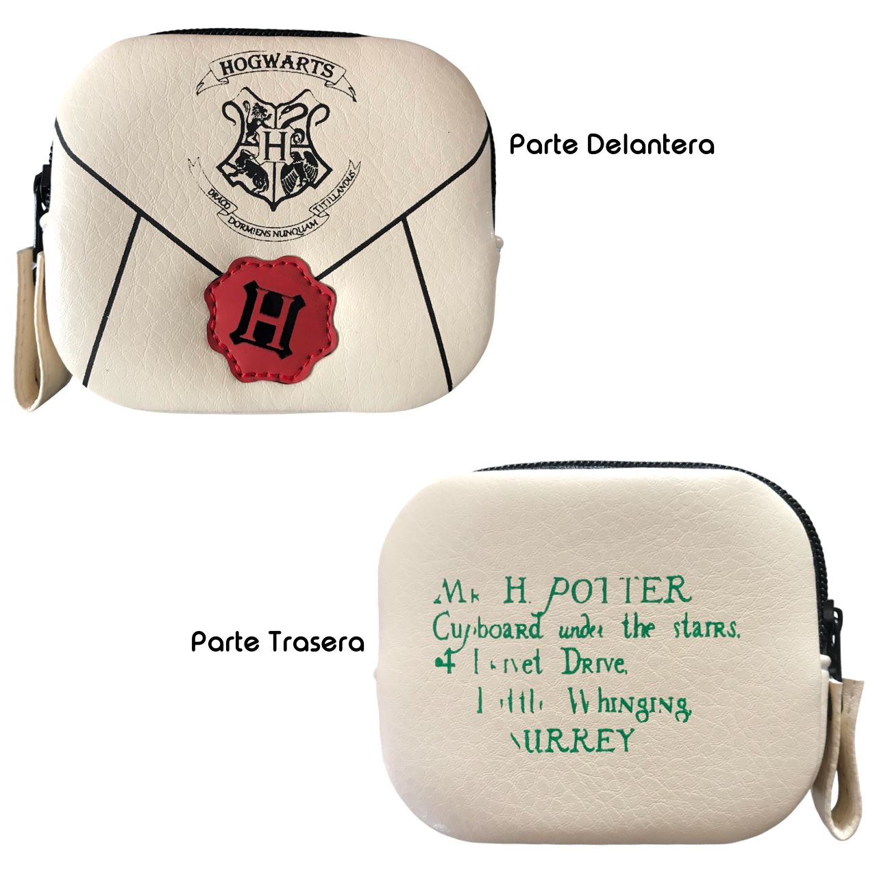 Monedero Harry Potter Carta Beige
