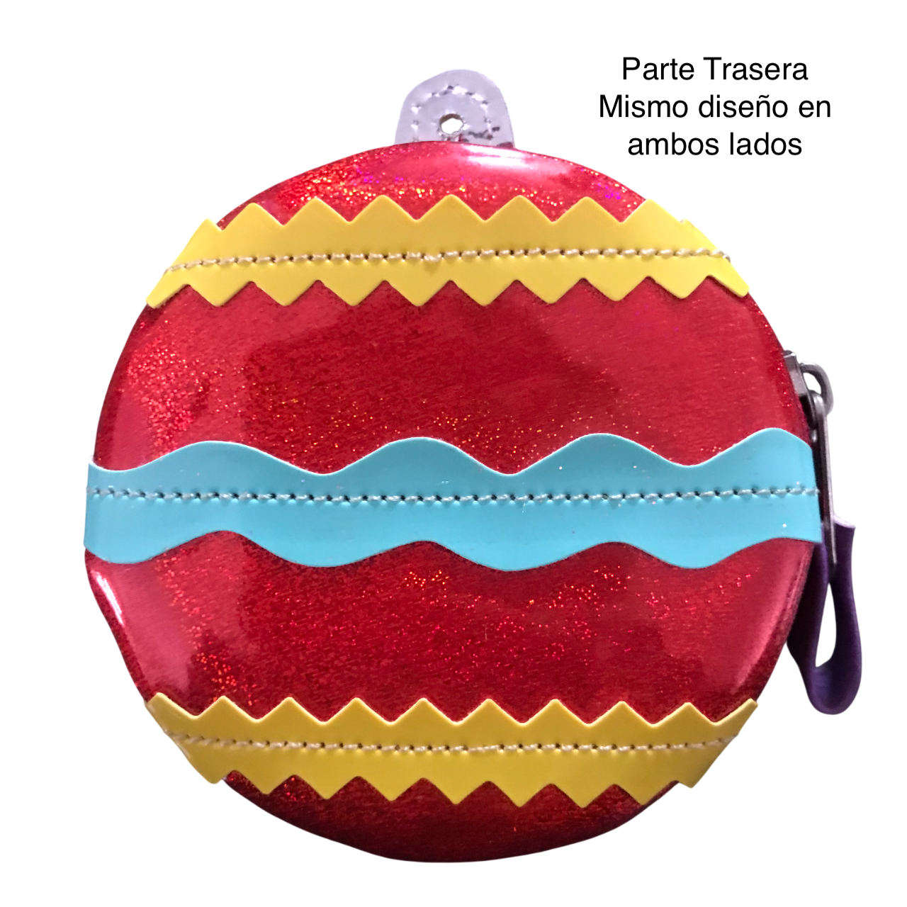 Monedero Navidad Christmas Esfera Roja