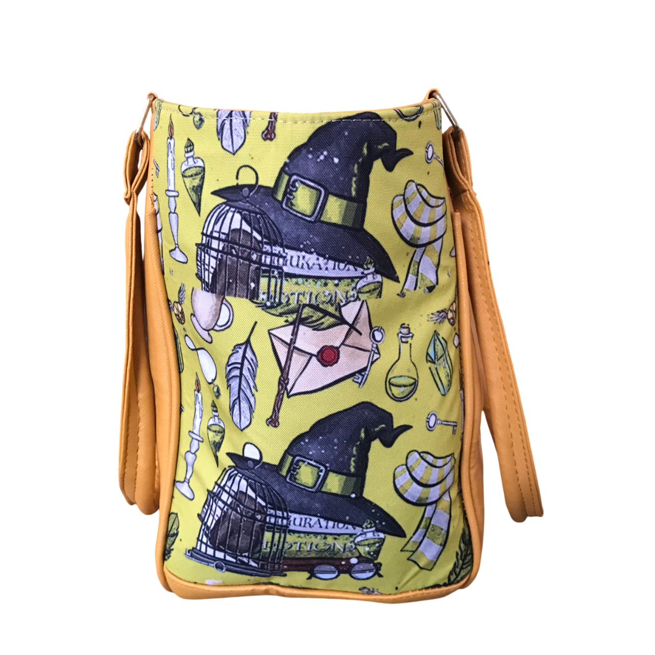Bolsa Harry Potter Estampada Con Corbata Hufflepuff