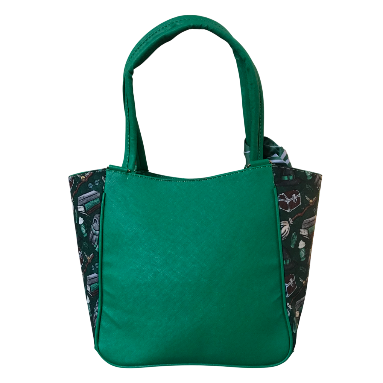 Bolsa Harry Potter Estampada Con Corbata Slytherin