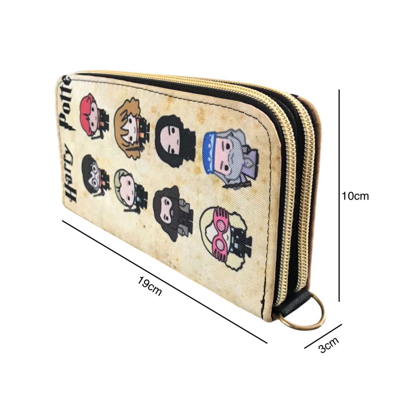 Cartera Harry Potter Personajes Doble Cierre