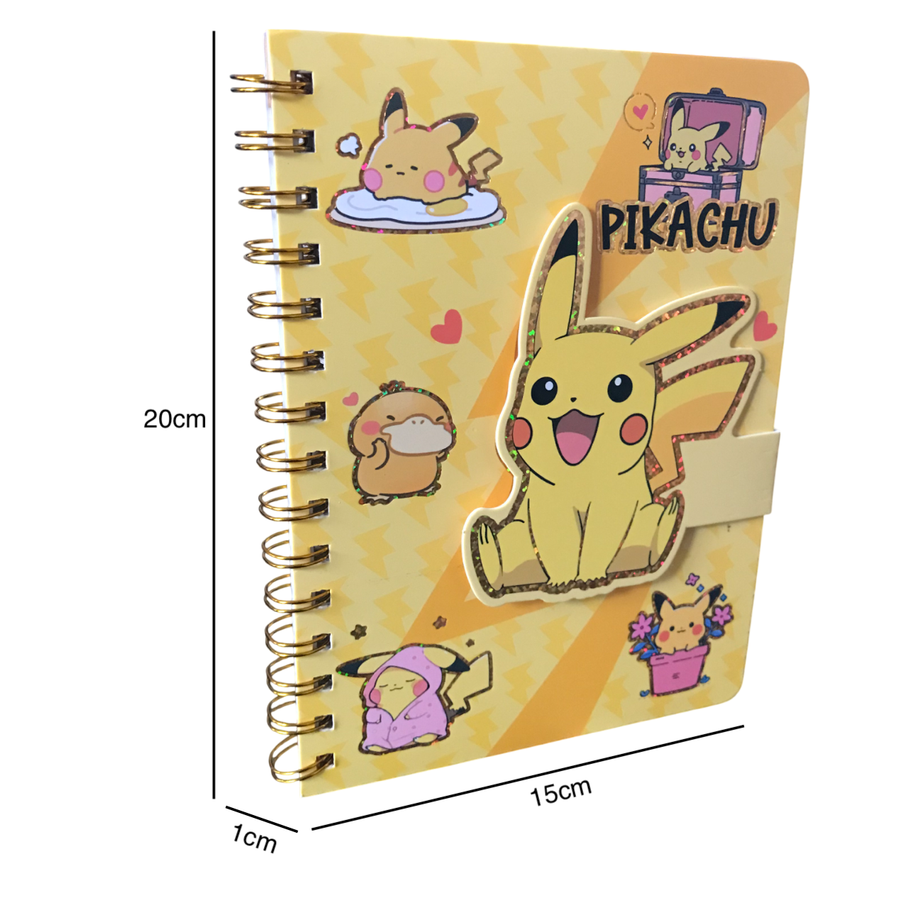 Libreta Pokemon Pikachu Pasta Semidura 70 Hojas - Modelo C