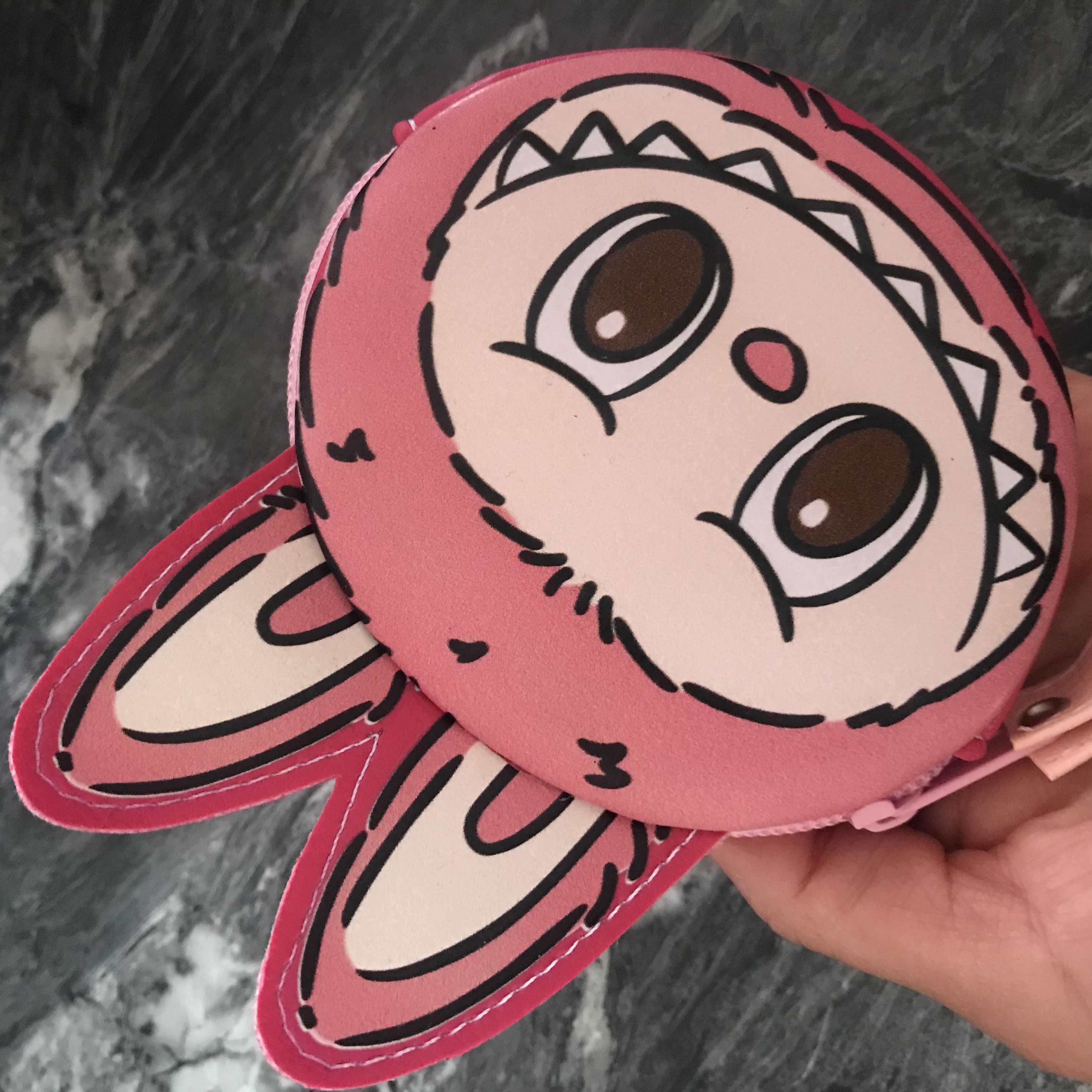 Monedero Labubu Rosa