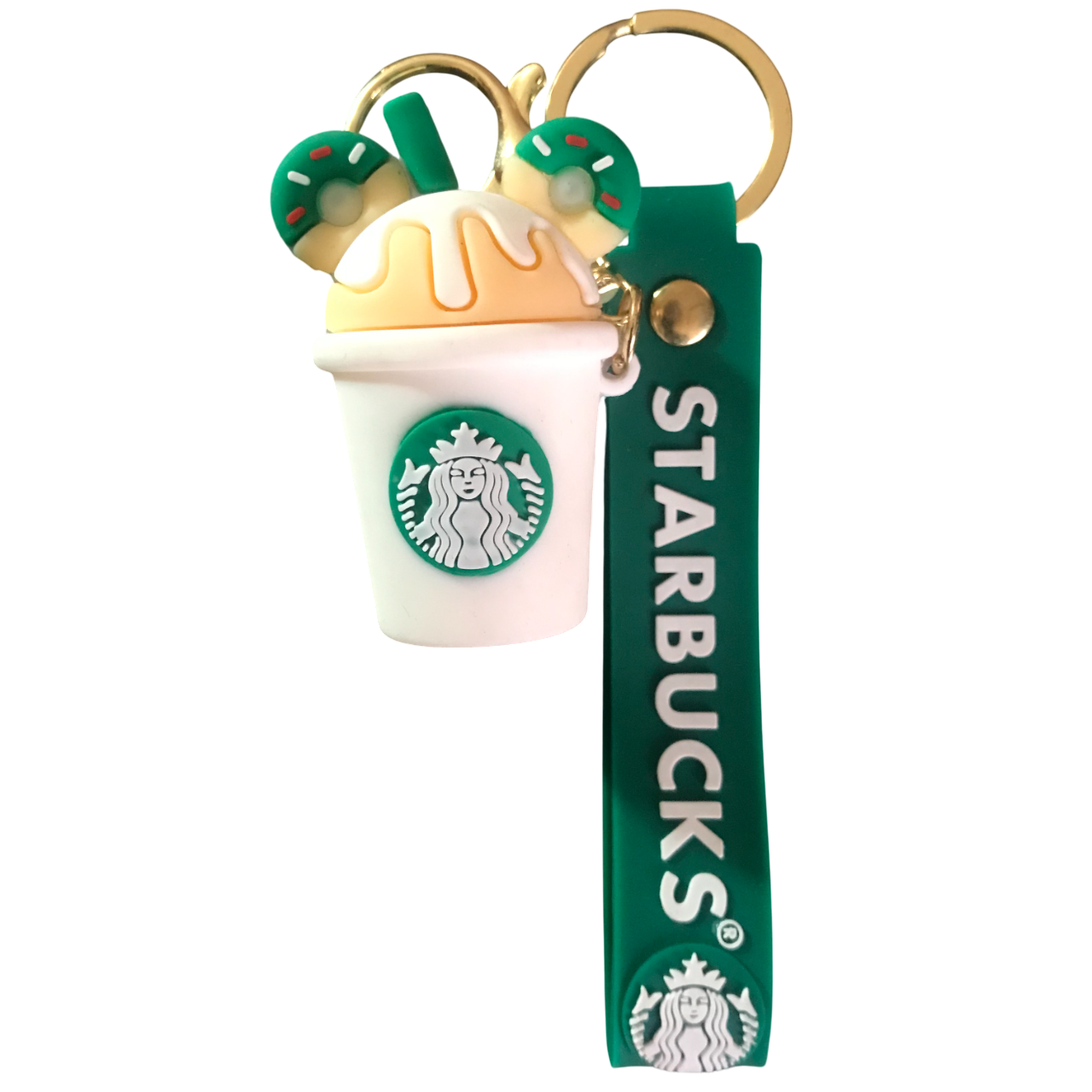 Llavero Starbucks Vaso Blanco Donas