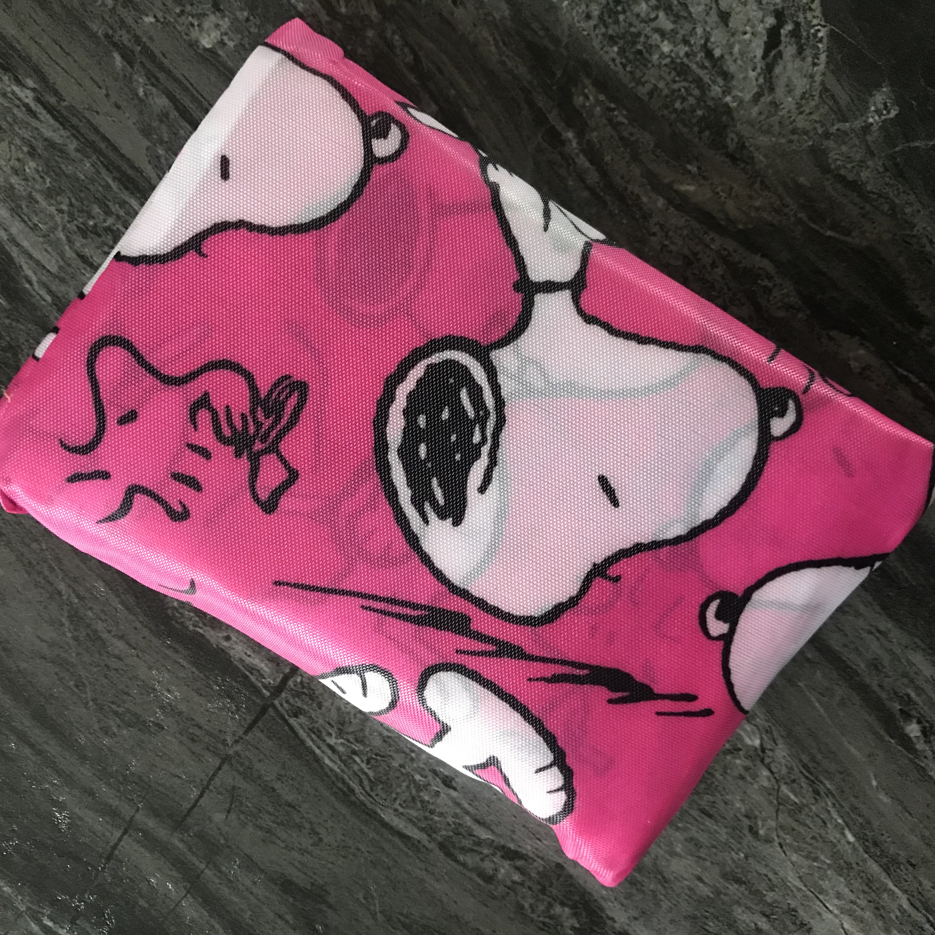 Bolsa Ecológica Snoopy (Fucsia)